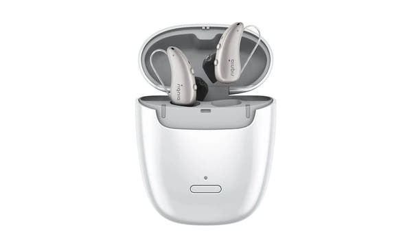 Signia Pure C&G 7 IX Hearing Aids (Pair L & R) with Charger – Rechargeable, Bluetooth, Digital Noise Reduction – Premium