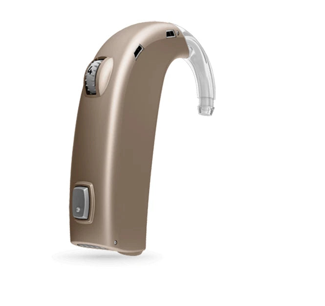 Oticon Dynamo SP 6 β Super Power BTE Hearing Aid with Telecoil for Severe to Profound Hearing Loss β Beige