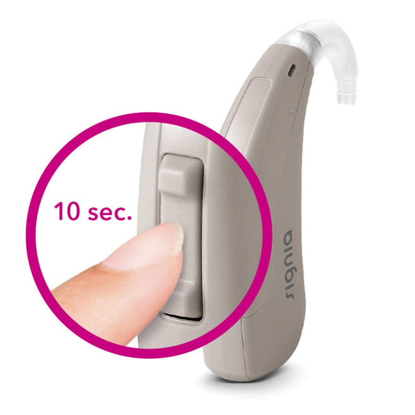 Signia RUN P Behind-the-Ear (BTE) Digital Hearing Aid β Powerful, Clear & Affordable for Severe Hearing Loss