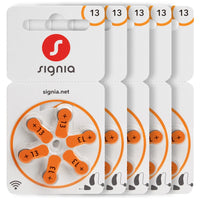 Siemens Signia Size 13 Hearing Aid Batteries – Zinc-Air, Mercury-Free (120 Cells)
