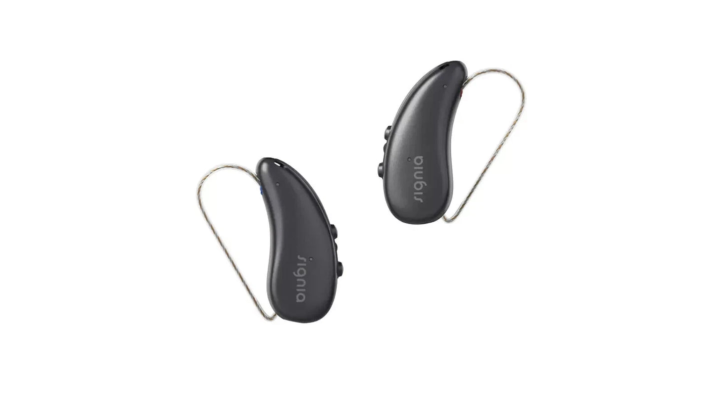 Signia Pure C&G 7 IX Hearing Aids (Pair L & R) with Charger – Rechargeable, Bluetooth, Digital Noise Reduction – Premium
