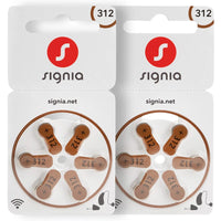 Signia / Siemens Size 312 Hearing Aid Batteries (Pack of 60) – Long Life, Reliable Power