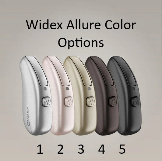 Widex Allure 330 R D Hearing Aids (Pair L & R) – Rechargeable, Bluetooth, Digital Noise Reduction