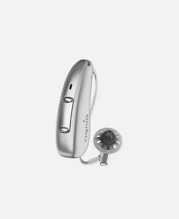 Pure Charge & Go 3AX+ Bluetooth Rechargeable Hearing Aids (Pair L & R) with Charger – Beige, 3-Year Warranty