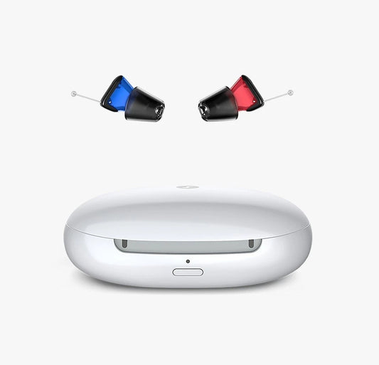 Signia Silk 7 IX Hearing Aids (Pair L & R) with Charger – Rechargeable, Digital Noise Reduction – Premium