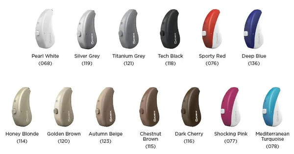 Widex Moment Sheer 330 Hearing Aids (Pair L & R) with Charger – Rechargeable, Bluetooth, Digital Noise Reduction – Sheer Finish