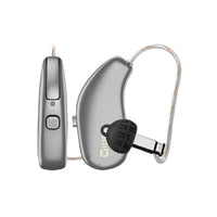 Widex Allure 440 R D Hearing Aids (Pair L & R) with Charger – Rechargeable, Bluetooth, PureSound™ & AI Noise Control – Titanium Grey