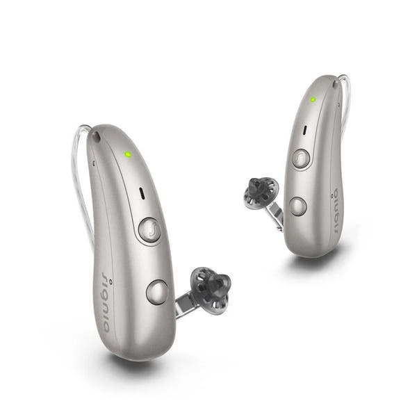 Signia Pure C&G 7 IX Hearing Aids (Pair L & R) with Charger – Rechargeable, Bluetooth, Digital Noise Reduction – Premium